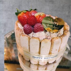 Tiramisu Birthday Cake